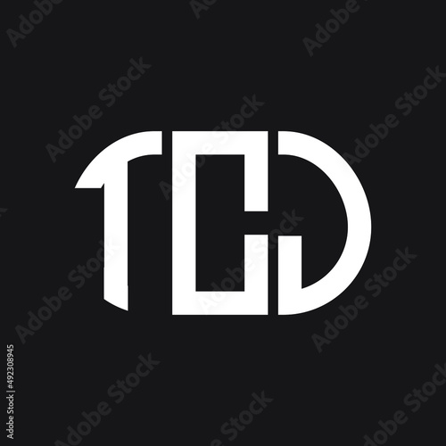 TCJ letter logo design on black background. TCJ creative initials letter logo concept. TCJ letter design.