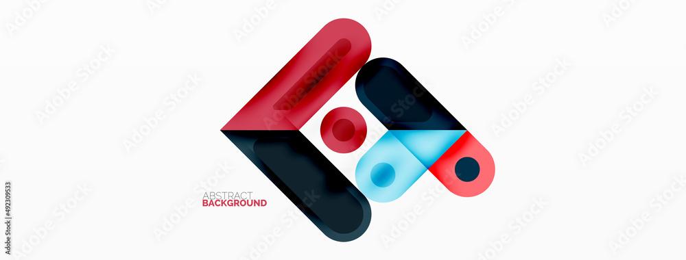Square and circle minimal abstract background. Vector illustration for wallpaper banner background Square and circle minimal abstract background. Vector illustration for wallpaper banner background