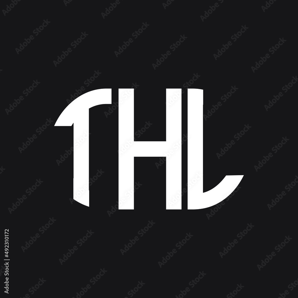 THL letter logo design on black background. THL creative initials letter logo concept. THL letter design.
THL letter logo design on black background. THL creative initials letter logo concept. THL letter design.