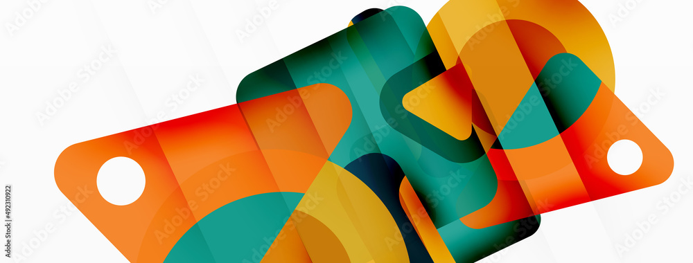 Line, triangle, square and circle primitive composition. Vector geometric minimal abstract background for wallpaper, banner, background, landing page Line, triangle, square and circle primitive composition. Vector geometric minimal abstract background for wallpaper, banner, background, landing page