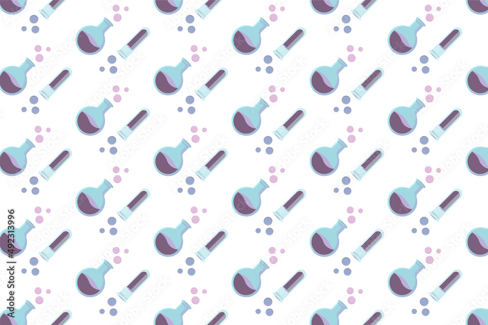 pattern with laboratory chemical material pattern with laboratory chemical material