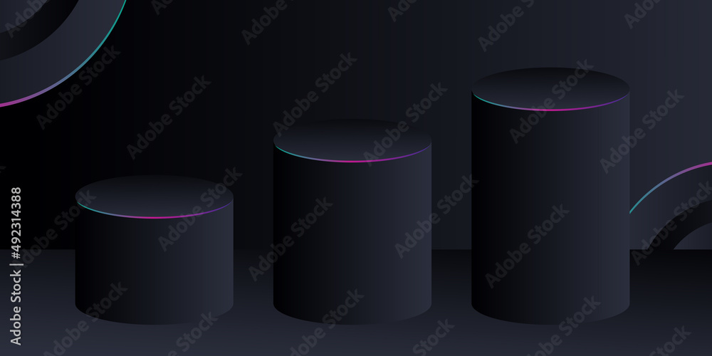 Gradient abstract geometric shapes background Gradient abstract geometric shapes background