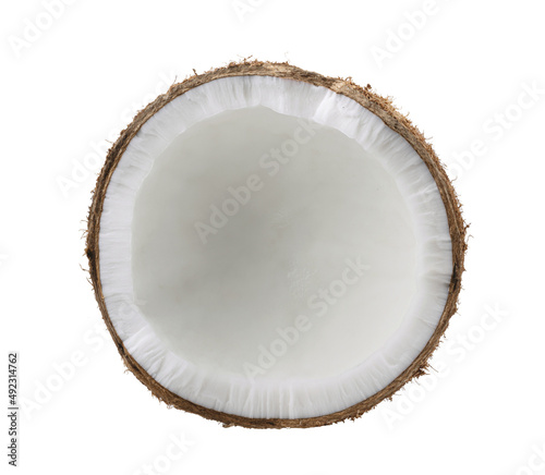 Coconut on a white background.