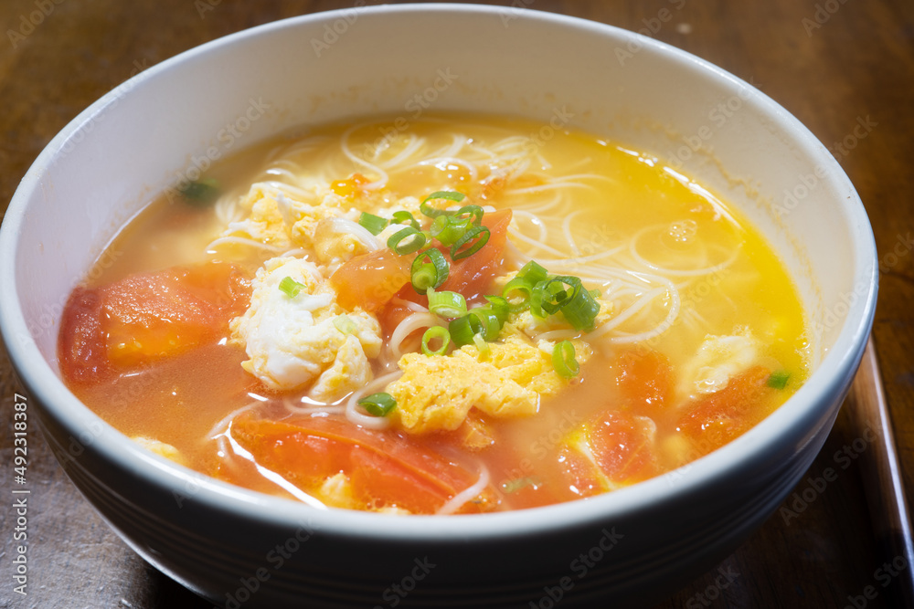 日本の一般家庭のとても美味しいにゅう麺 日本の一般家庭のとても美味しいにゅう麺