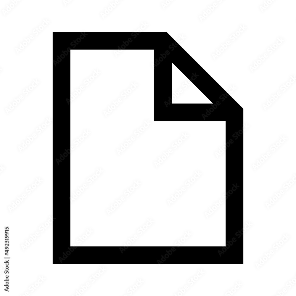 Simple memo icon. Documentation. Vector. Simple memo icon. Documentation. Vector.