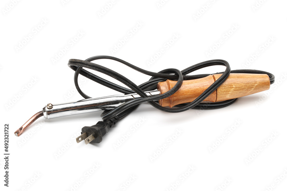 Soldering Iron on white backgroun Soldering Iron on white backgroun