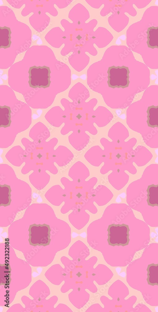 Fototapeta premium Fractodome Colorful Seamless Fractal Patterns