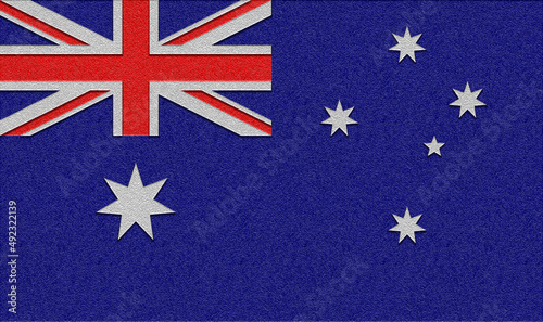 australia country flag with texture
