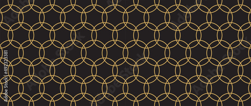 Retro seamless abstract geometric pattern vector. 