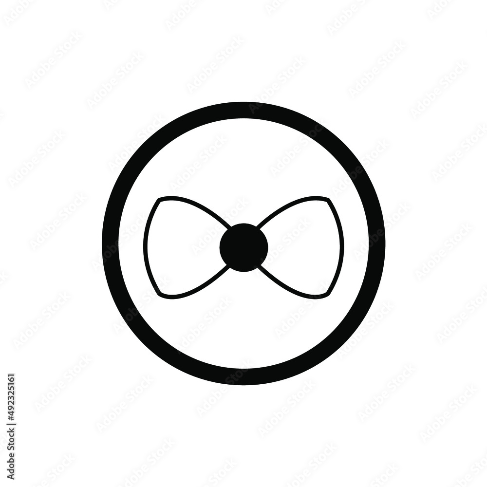 Bow tie icons symbol vector elements for infographic web Bow tie icons symbol vector elements for infographic web