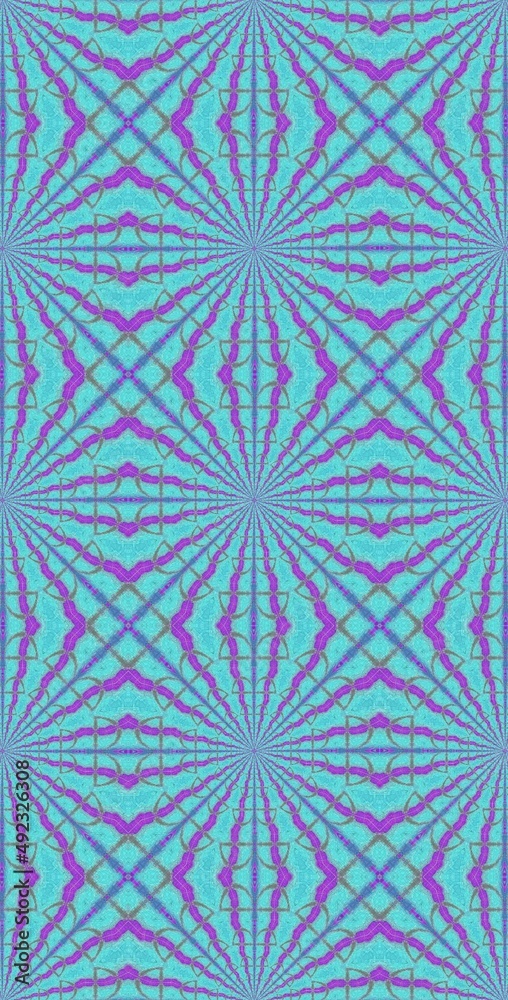 Fractodome Colorful Seamless Fractal Patterns