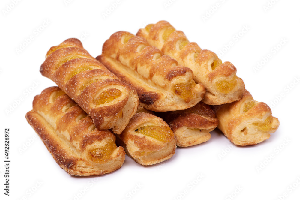 Puff pastry with lemon filling Puff pastry with lemon filling