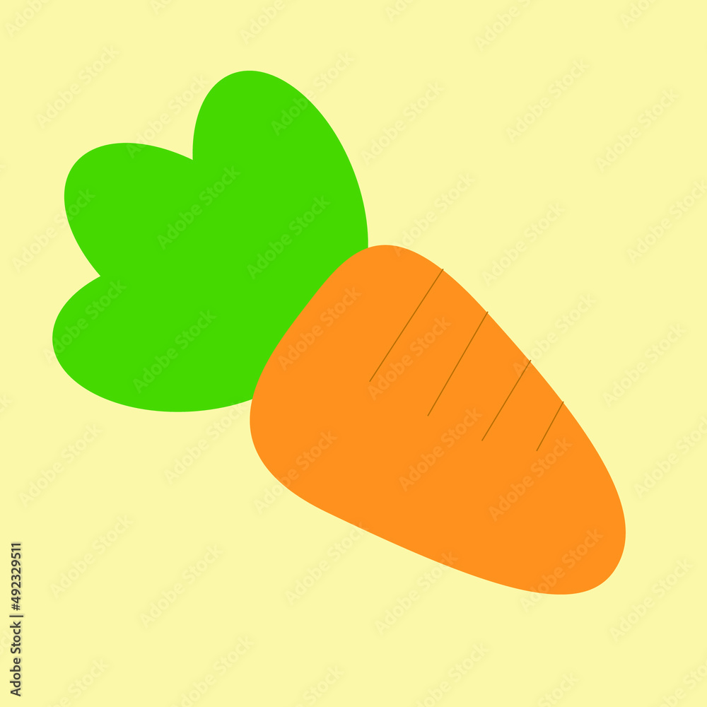 illustration of a carrot.