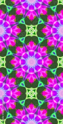 Fractodome Colorful Seamless Fractal Patterns