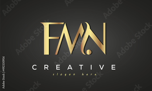 FMN creative luxury logo design photo