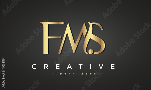 FMS creative luxury logo design