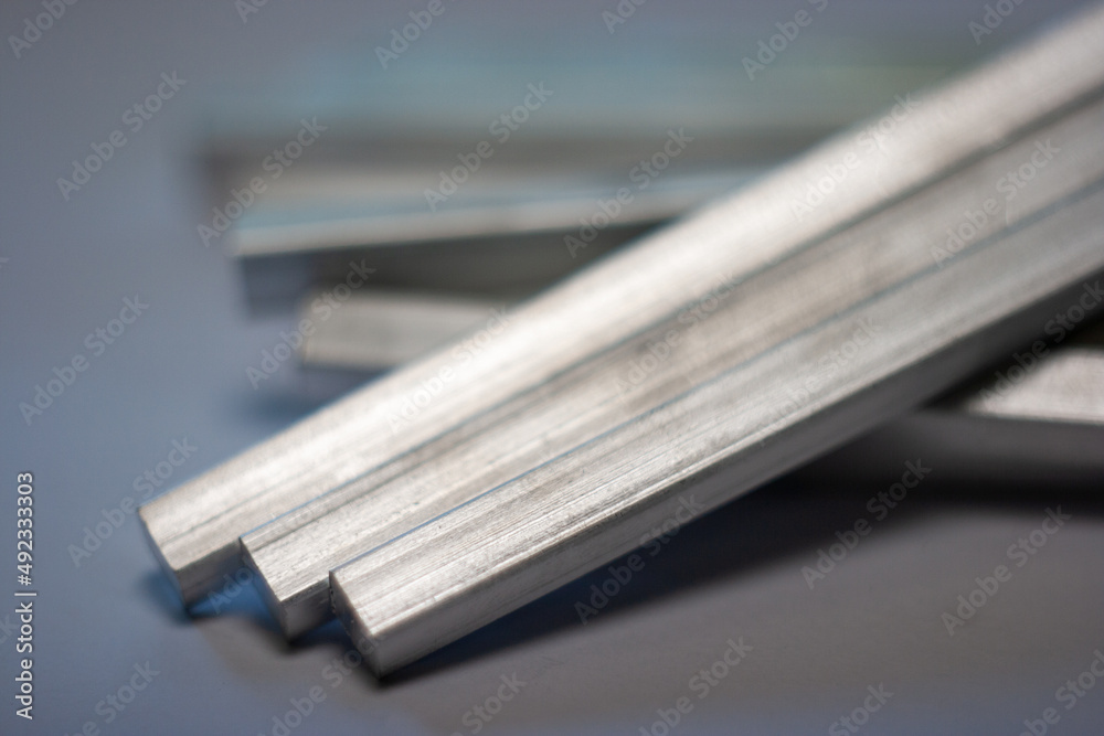 a handful of aluminum bars a handful of aluminum bars