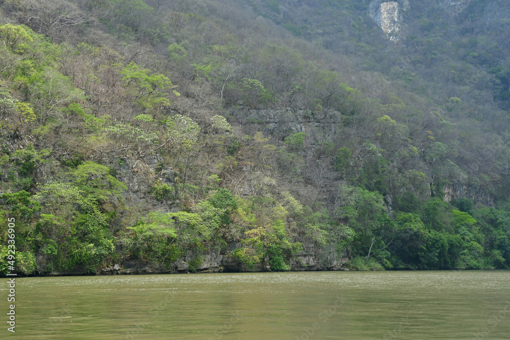 Tuxtla Gutierrez;  United Mexican States - may 14 2018 : El Sumidero canyon