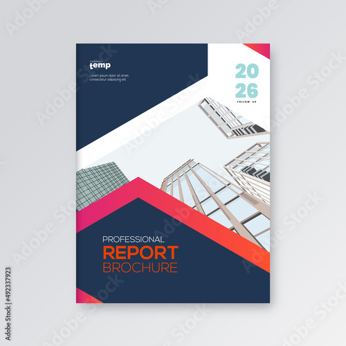Corporate flyer professional design template layout
