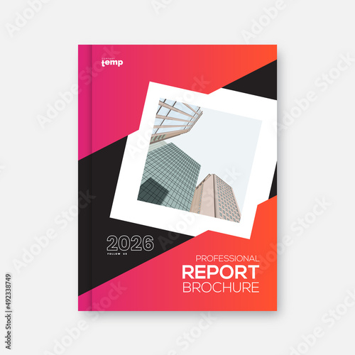 Corporate flyer professional design template layout