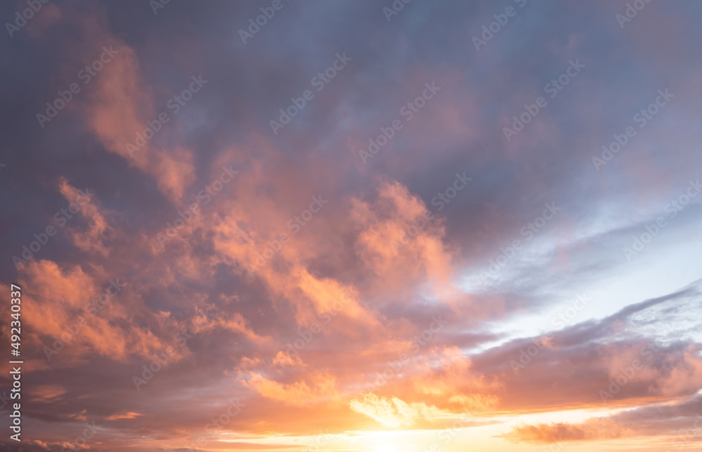 Epic stunning aerial drone landscape sunset image of Lake DAistrict countryside during Autumn