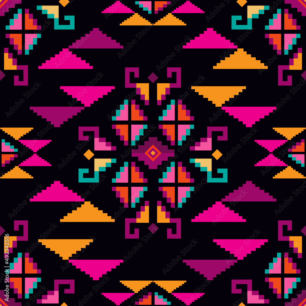 Tribal ethnic pattern 7 Tribal ethnic pattern 7