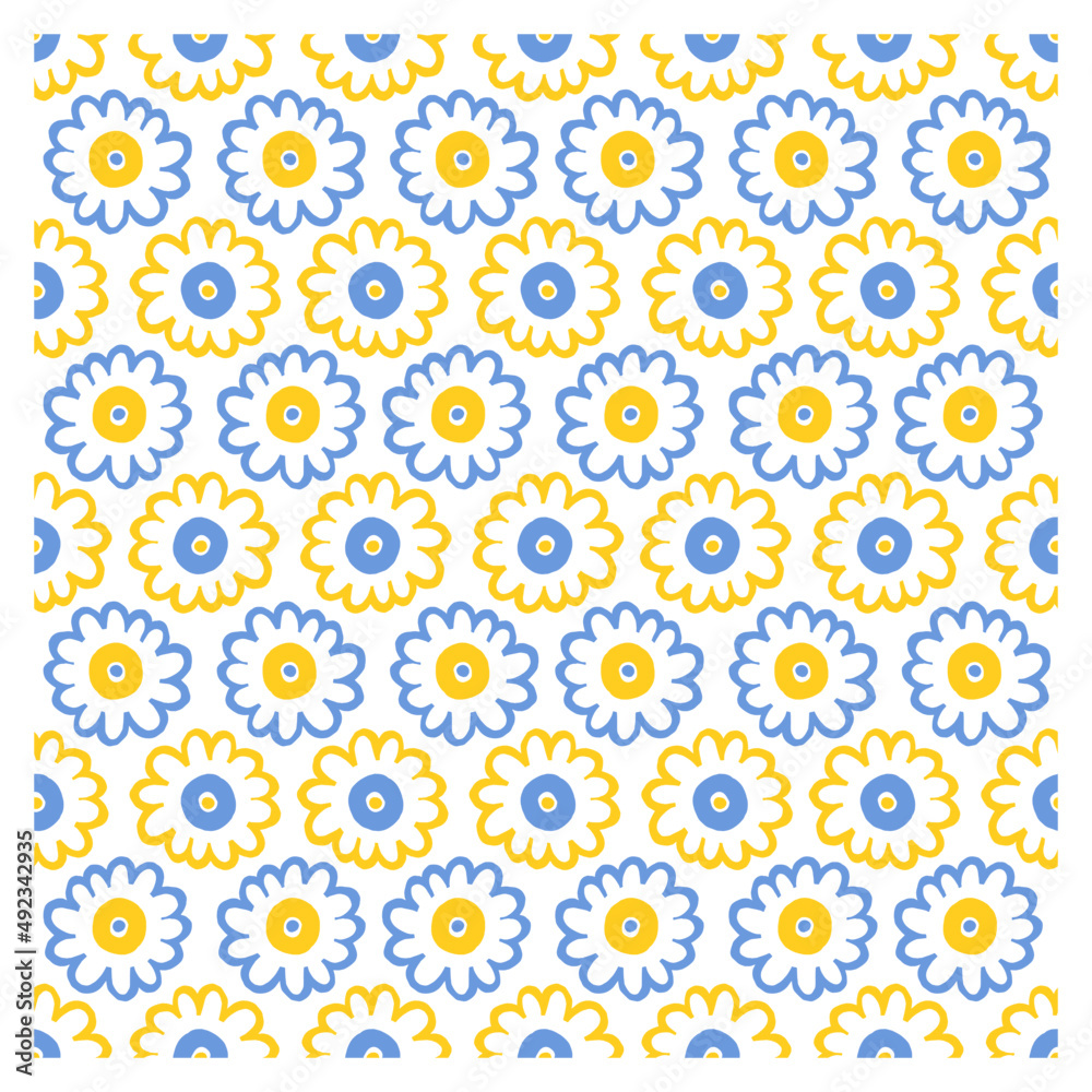 Seamless pattern with flowers. Background for poster or cover. Figure for textiles. Seamless pattern with flowers. Background for poster or cover. Figure for textiles.