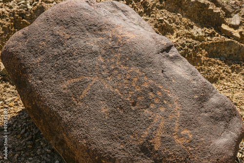 A Petroglyph in Wadi Al Hayl photo
