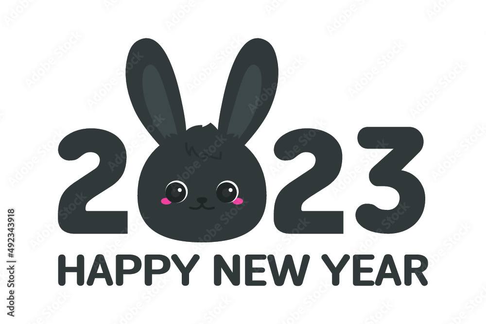 Obraz premium Holiday illustration, rabbit.