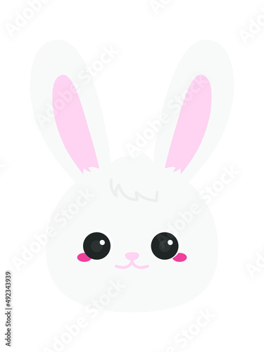 Holiday illustration, rabbit.