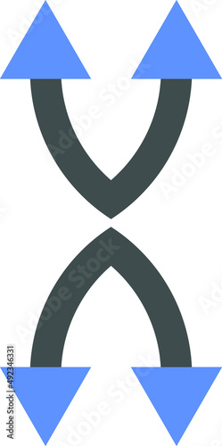 Opposite Arrow Icon Style