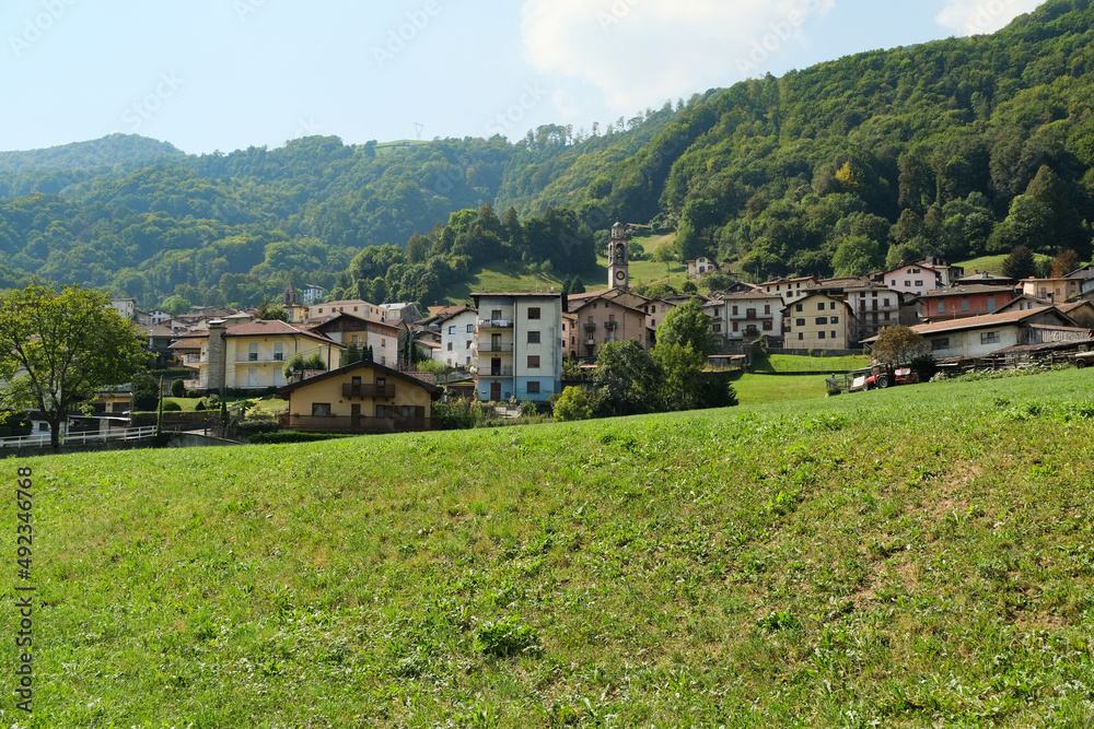La cittadina di Pasturo in Valsassina.