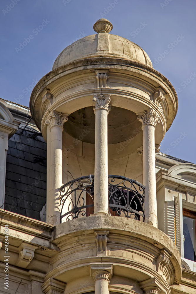 Old building facade detail in Buenos Aires