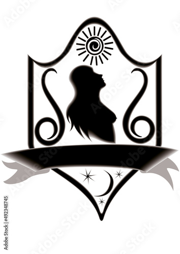 Icon title virgo zodiac.