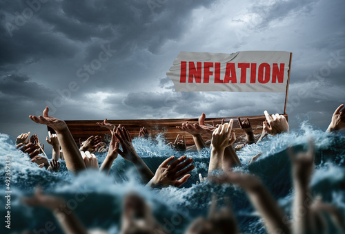 Infaltion - Pleite - Angst - Schulden photo