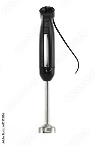 electric kitchen mixer on white background