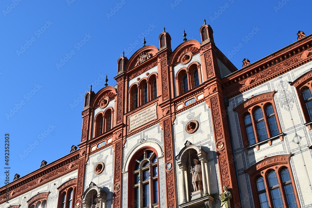 Hauptgebäude der Rostocker Universität, gegründet 1419, erbaut 1867