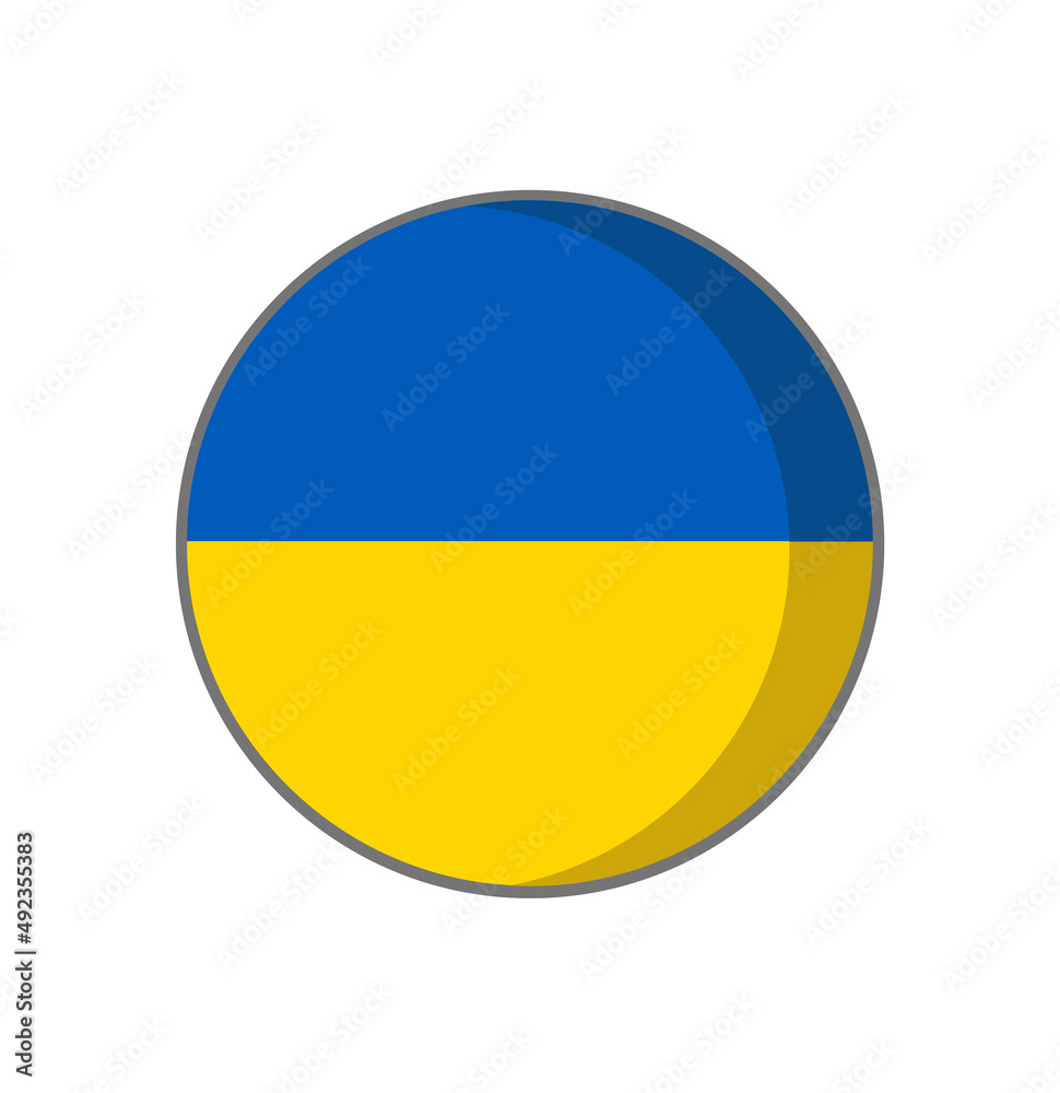 Ukraine flag vector illustration Ukraine flag vector illustration