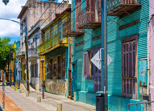 Fotografie La Boca Buenos Aires Architektur
