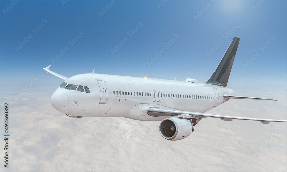 Fototapeta premium Ferienflug