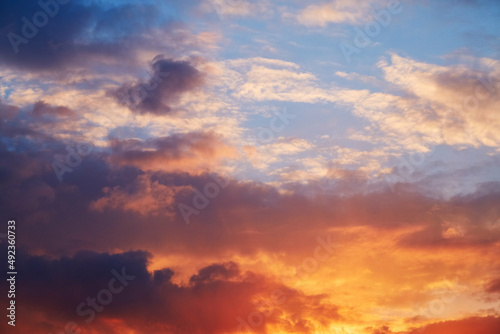 Fototapeta Naklejka Na Ścianę i Meble -  bright sunset