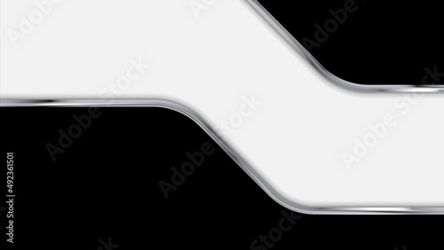 Black and silver metal texture background. Vector illustration
