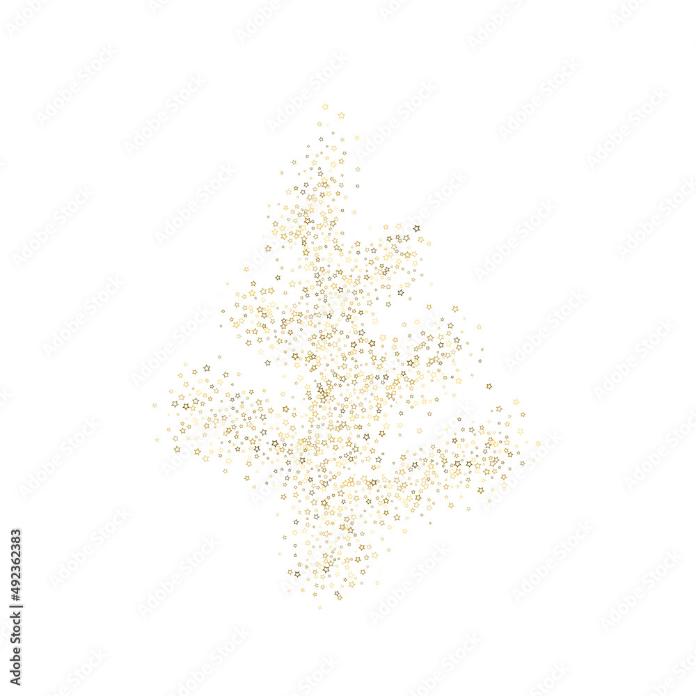 Gold Glitter Stars. Luxury Shiny Confetti. Gold Glitter Stars. Luxury Shiny Confetti.