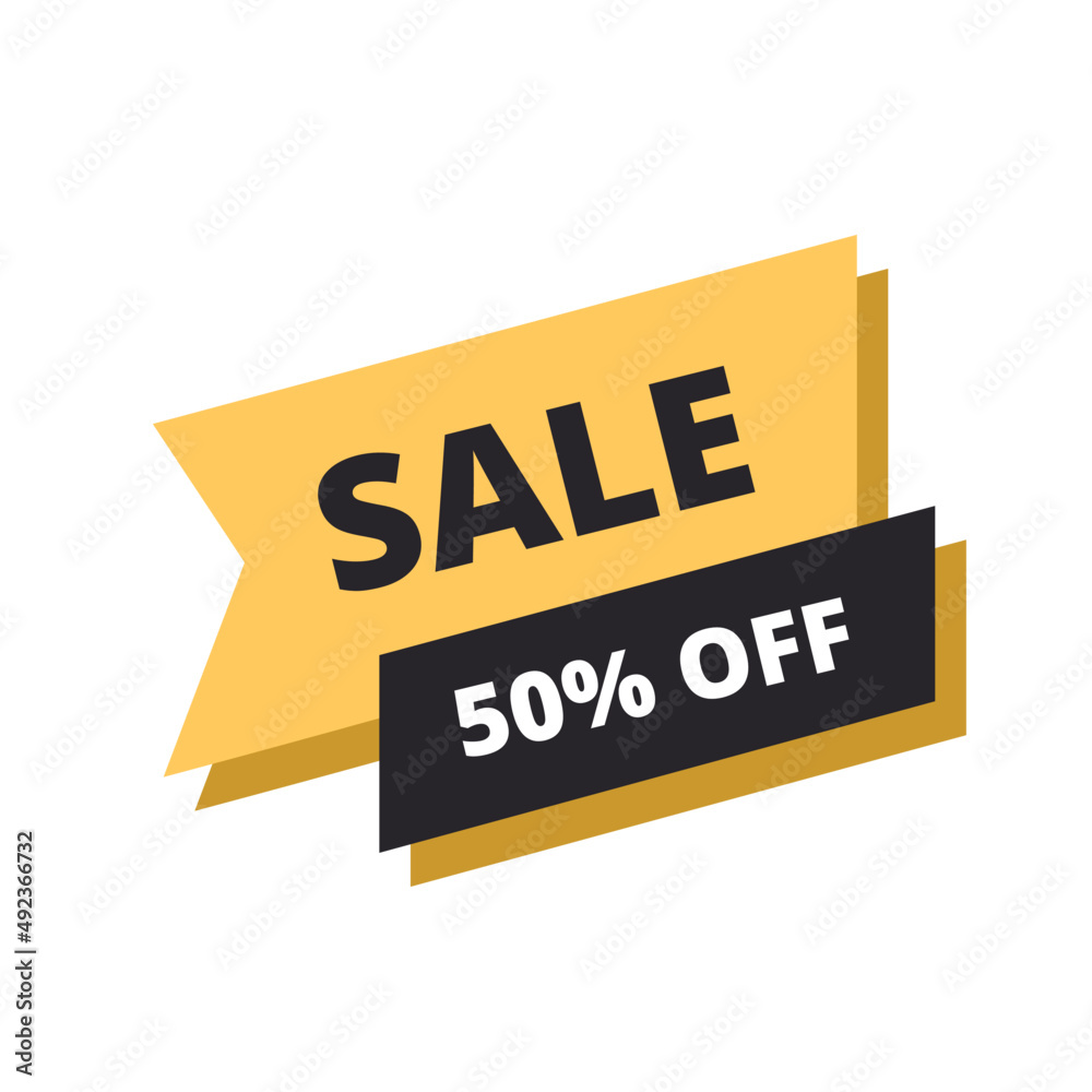 sale 50% off flat design sale 50% off flat design