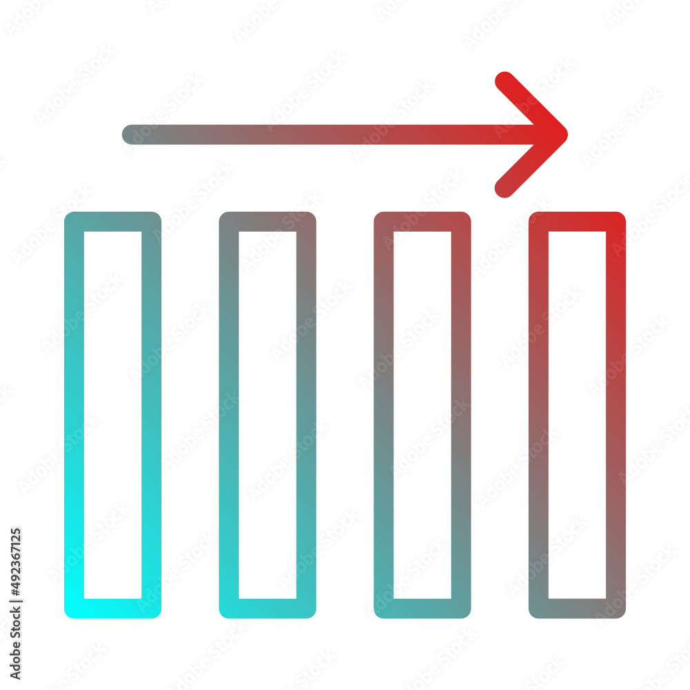 Fototapeta premium graph icon