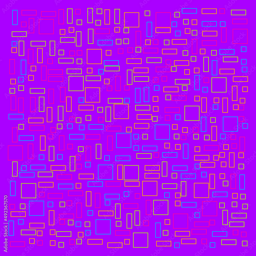 Offset Quads generative art background art illustration Offset Quads generative art background art illustration