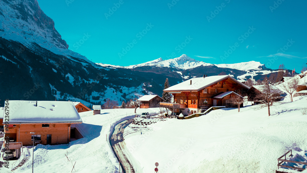 ski resort in Grindelwald, Switzerland