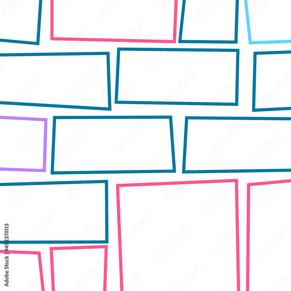 Offset Quads generative art background art illustration Offset Quads generative art background art illustration
