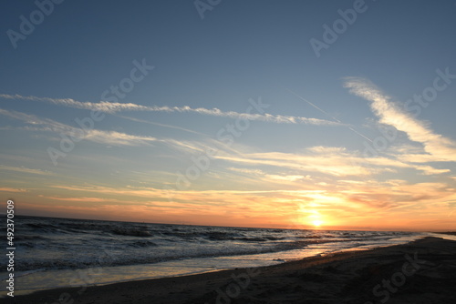 sunset over holly