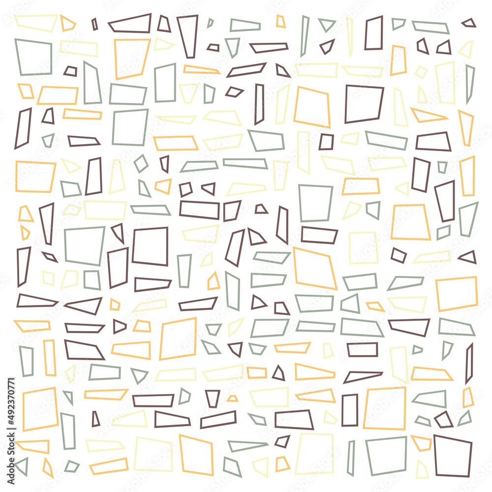 Offset Quads generative art background art illustration